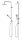 Granitan TOBA surface-mounted shower set
