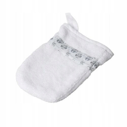  Bath sponge bath glove OWL white