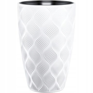  Form-Plastic flowerpot 48 cm x 30 x 48 cm diameter 30 cm plastic white