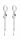  Silver earrings s 925 elegant long hoops