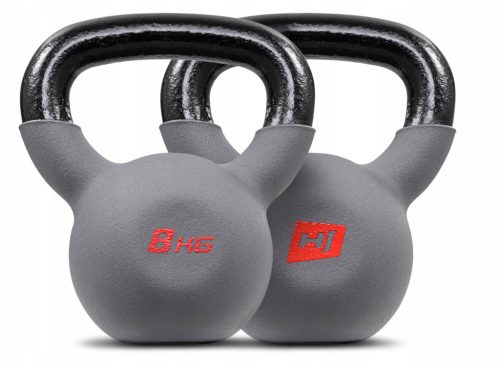  Kettlebell Hop-Sport 8 kg gray