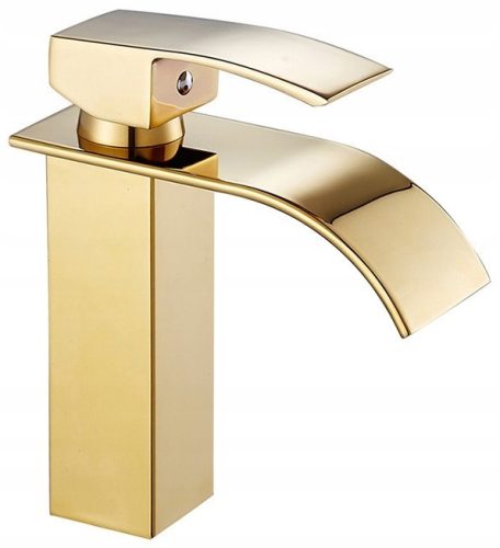 PDS Premium Exclusive+ Floor-standing washbasin mixer, gold