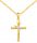  GOLDEN COMMUNION NECKLACE CROSS SILVER CHAIN