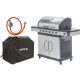 Gas grill. Yato 20.2 kW gas grill + 2 more products