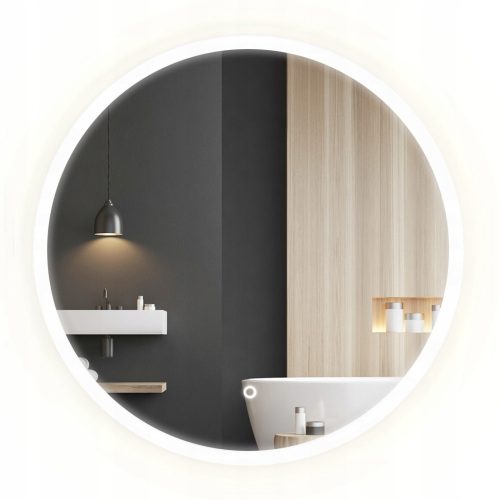 Bathroom mirror Tutumi wall mirror, circle, 800 x 800 mm