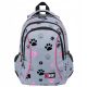  School backpack with 3 compartments. MAJEWSKI ST.RIGHT BP26 PAWS