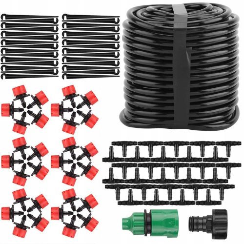  DRIP IRRIGATION SYSTEM 25M KIT + 30 NOZZLES