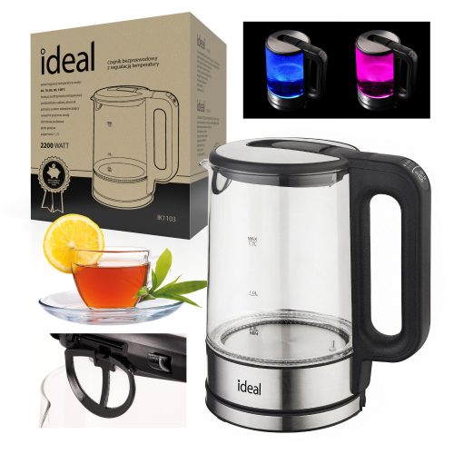  Ideal IK1103 kettle 2200 W 1.7 l black