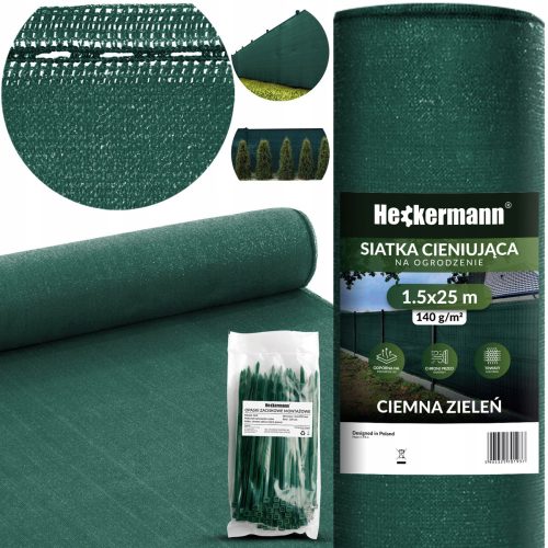 Shade net for fence - MASKING SHADING FABRIC FOR FENCE 90% 1.5 x 25 m