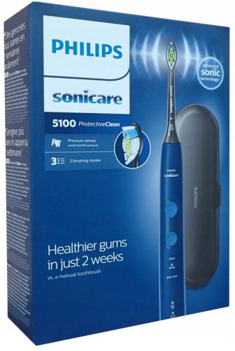  Philips Sonicare Protective Clean 5100 Schallzahnbürste, Marineblau