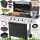  POWERFUL LEHMANN OHIO 4+1 GAS GRILL CAST IRON GRID + COVER