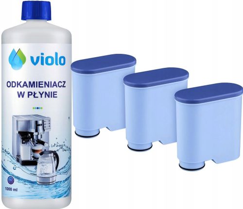  Filtre pour SAECO PHILIPS 3 pcs DÉTARTRAGE 1000 ml