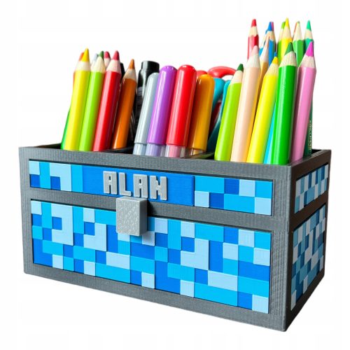  KAJAWIS Colored Pencil Organizer MINECRAFT Toolbox NAME