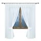 Curtains, Curtains ready Classic voile curtain 600 cm x 250