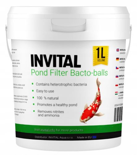  INVITAL Pond Filter Bacto Balls 1l