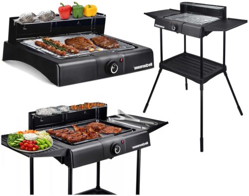  ELECTRIC STANDING GRILL 3in1 Standing garden grill for balcony terrace 2400 W