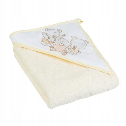  TEGA BABY TEDDY BEAR bath towel 80x80cm beige