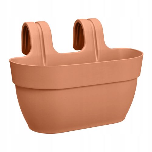  Elho flowerpot 36 cm x 24 x 27 cm plastic in orange tones, terracotta