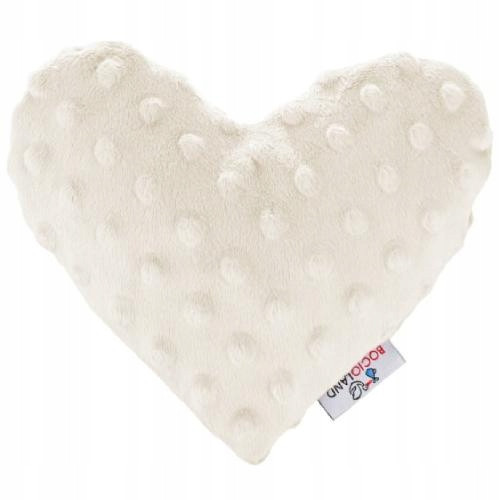  BOCIOLAND Cherry stone hot water bottle heart minky ecru