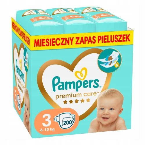  Pampers Premium Care 3 200 pcs. 6-10 kg Diapers
