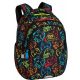  CoolPack Multi-Compartment School Backpack, Black, Blues, Yellows and Golds, Multi-Colour, 21 l