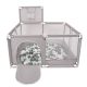  CHILDREN'S DRY POOL WITH BASKET, 200 BALLS