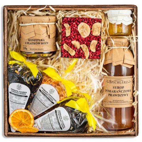  GIFT SET preserves with tea and chocolate