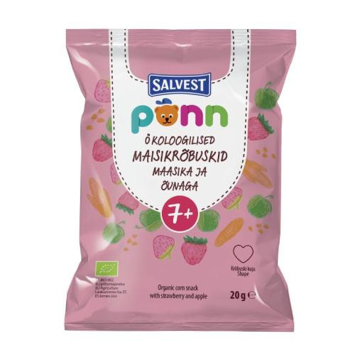  SALVEST Ponn BIO Strawberry crisps (20 g)