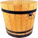  Drewdon flowerpot 50 cm x 50 x 45 cm, wood, brown and beige tones