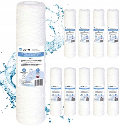  WATER FILTER STRING CARTRIDGE USTM 50 MICRON PP50M