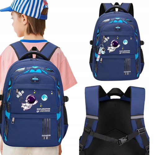  Ziranyu School Backpack with Multiple Compartments Blue Shades 20 l
