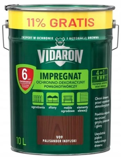 VIDARON Impregnation 9L+11% INDIAN ROSEANDER