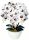 Artificial Flowers and Fruits ARTIFICIAL ORCHID FLOWER ARRANGEMENT ORCHID 60