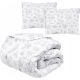  Couverture toutes saisons 160 x 200, 2 oreillers 70/80