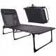 Sun loungers and garden and terrace ZT Traiding lounger, black metal