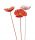 PUPPY decorative metal flower POPPY for the garden, 95 CM