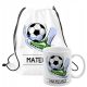  Bag SET CUP BAG + YOUR NAME 42 x 34 cm