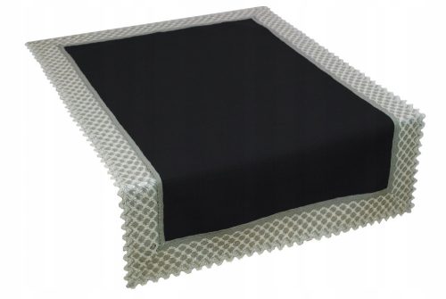 Tablecloth Runner Table Runner Black, Cream, Shades of Grey, Silver, Multicoloured 160 x 50 cm