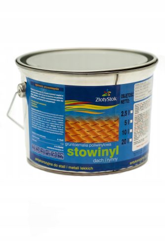 Peinture STOWINYL pour toitures et gouttières 2,5l marron