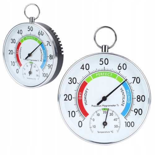  HANGING THERMOMETER AND HYGROMETER FOR GREENHOUSE