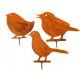  Beautiful bird decoration garden flower pot, decoration 3-pcs