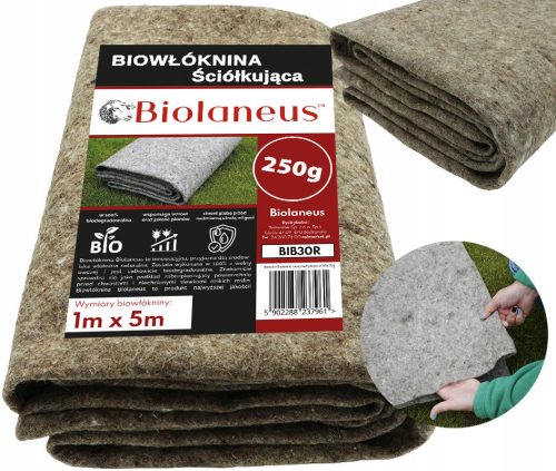 Agrartextil - Agrotextil-Mulchmittel (Anti-Wrinkle) Biolaneus gray 100 x 500 cm 250 g/m²