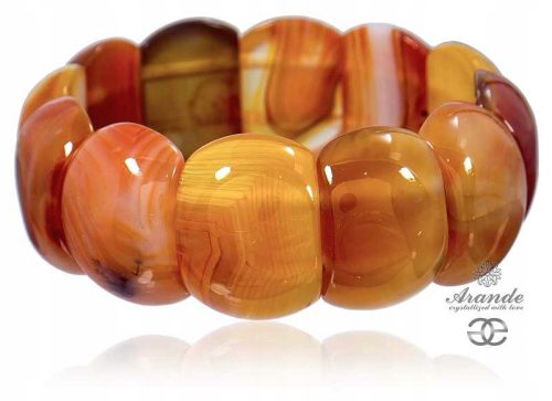  CARNELIAN BEAUTIFUL NATURAL BRACELET CERTIFICATE