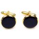  Gold and black tuxedo cufflinks H5