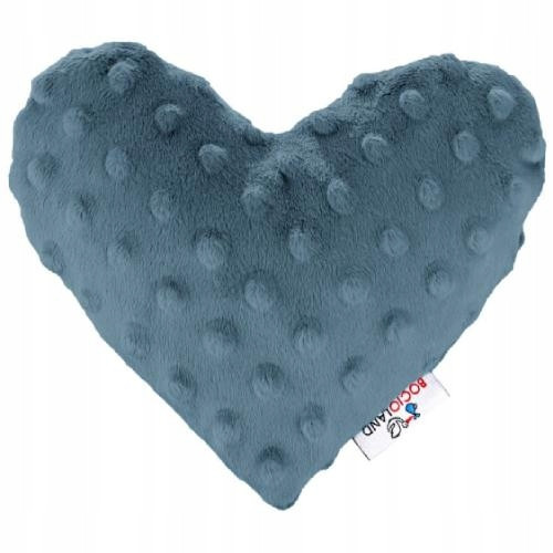  BOCIOLAND Hot water bottle heart Minky Blue navy