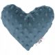  BOCIOLAND Hot water bottle heart Minky Blue navy