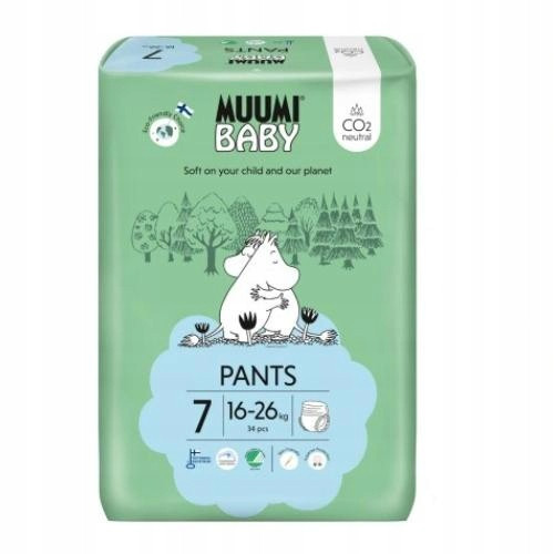  Muumi petite diaper pants Size 7 34 pcs.
