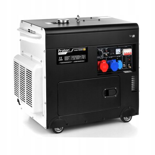 Portable three-phase Proton 8500 W diesel generator