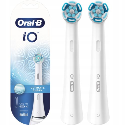  Oral-B iO UltimateClean toothbrush head, white, 1 piece