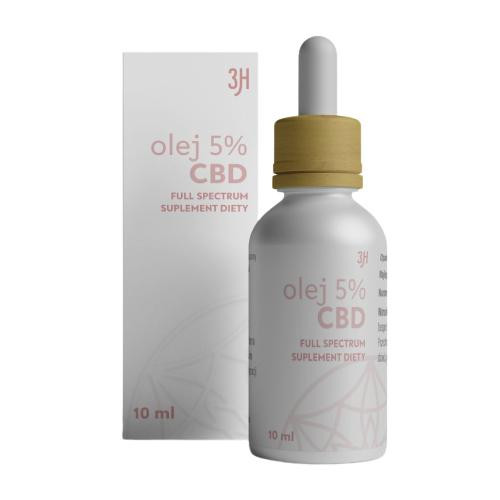  CBD Hemp Oil 5% 3H CBD Oil Organic 10 ml